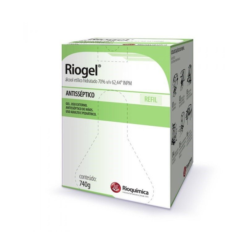 Antisséptico Riogel Álcool 70%