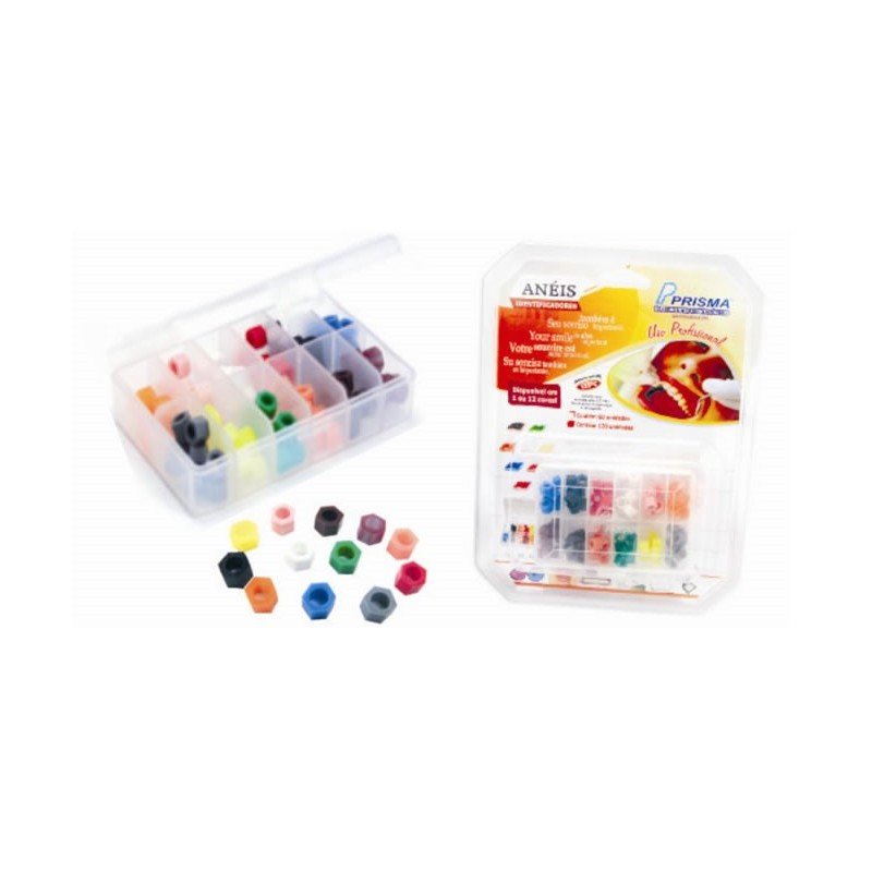 Anéis para Identificação em Silicone Sextavado