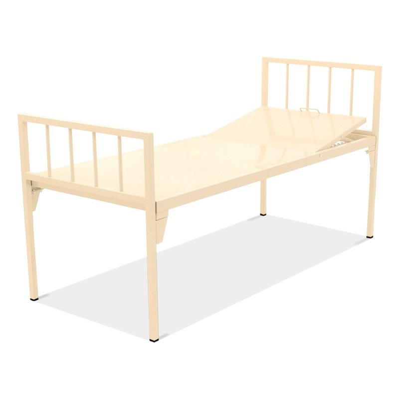 CAMA SIMPLES TERAPÊUTICA, COM CABECEIRA MÓVEL