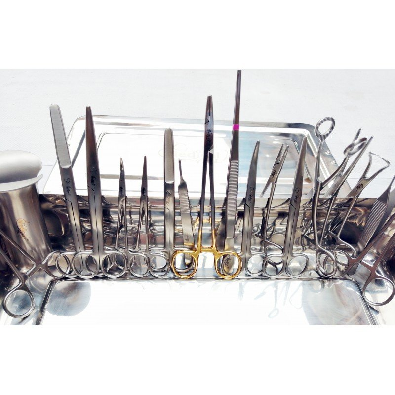Kit instrumental cirúrgico biópsia uterina - 10 peças - Image 2