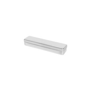 Estojo para instrumentos liso aço inox brilhante