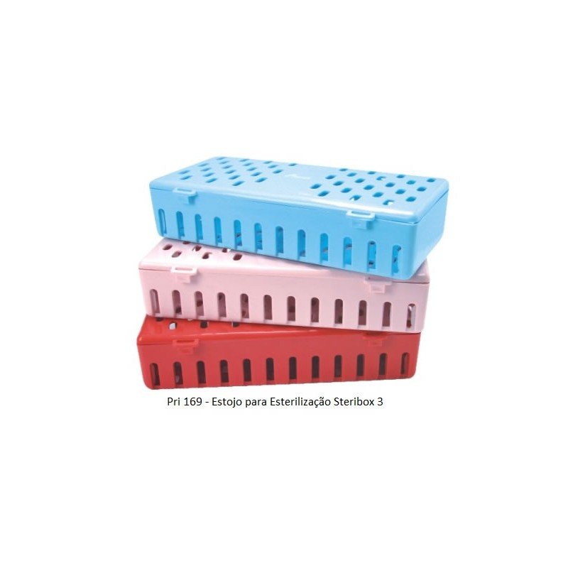 Estojo para Esterilização de Instrumentos Steribox 3
