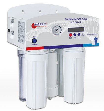 Purificador de Água – Osmose Reversa 25 lts/hora tanque 16 lts mod. ALB 100 OR AB 25