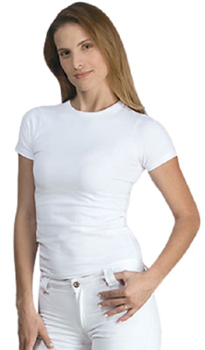 Calça branca feminina Two Way com elastano