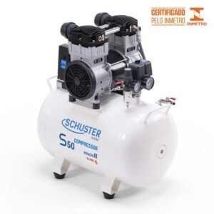 Compressor silencioso isento de óleo - 3 consultórios Schuster S50 – 2,0HP