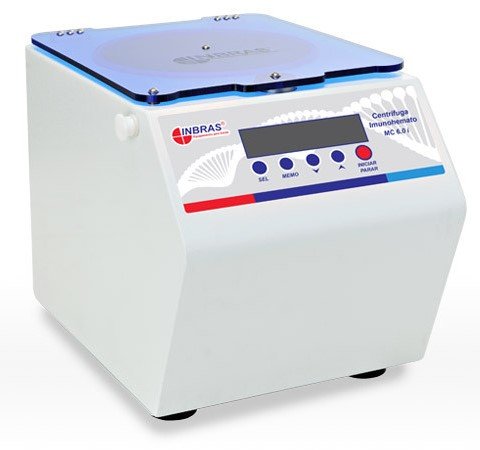 Micro Centrífuga - Imunohemato 12 tubos 12 programas mod. IH 6.0
